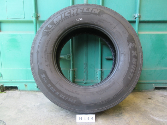☆315/70R22.5 ミシュラン 在庫1本 屋内保管品 H448☆の画像