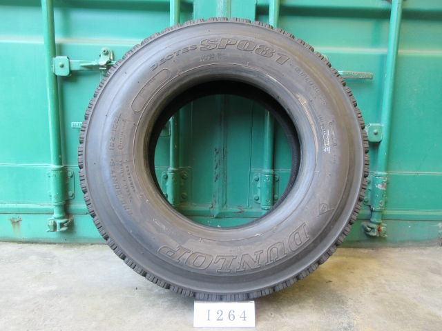 ☆スタッドレス 225/80R17.5 DUNLOP 在庫2本 屋内保管品 I264☆の画像