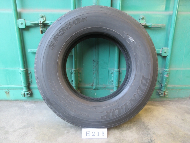 ☆ 225/80R17.5 DUNLOP 在庫1本 屋内保管品 H213☆の画像
