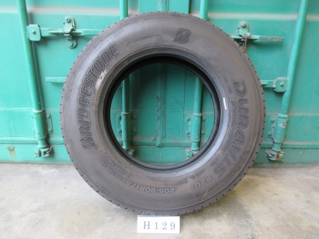 ☆ 205/80R17.5 ブリヂストン 在庫2本 屋内保管品 H129☆の画像