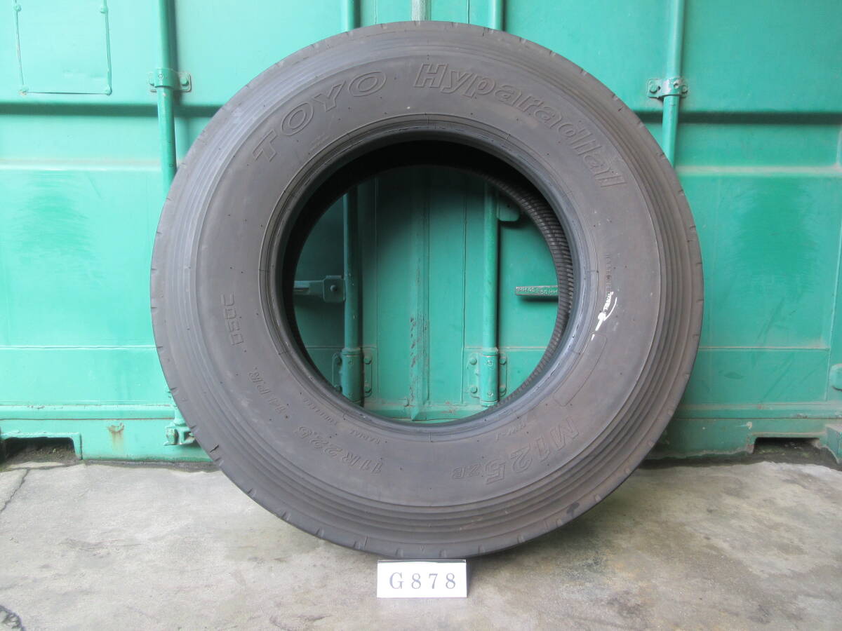 ☆11R22.5 TOYO 在庫7本 屋内保管品 G878☆の画像