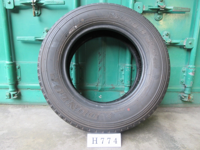 ☆イボ付き! 195/75R15 DUNLOP　在庫1本 屋内保管品 H774 ☆の画像