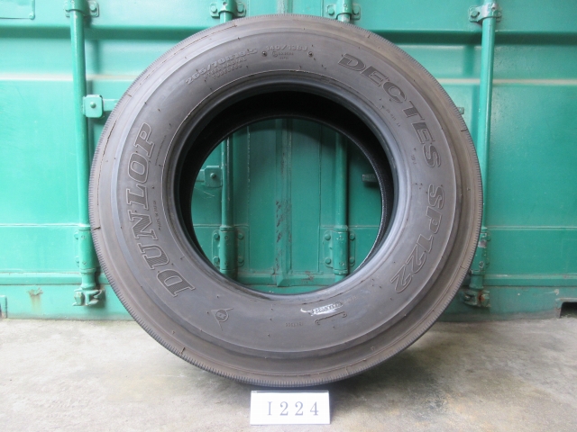 ☆265/70R19.5 DUNLOP 在庫5本 屋内保管品I224☆の画像
